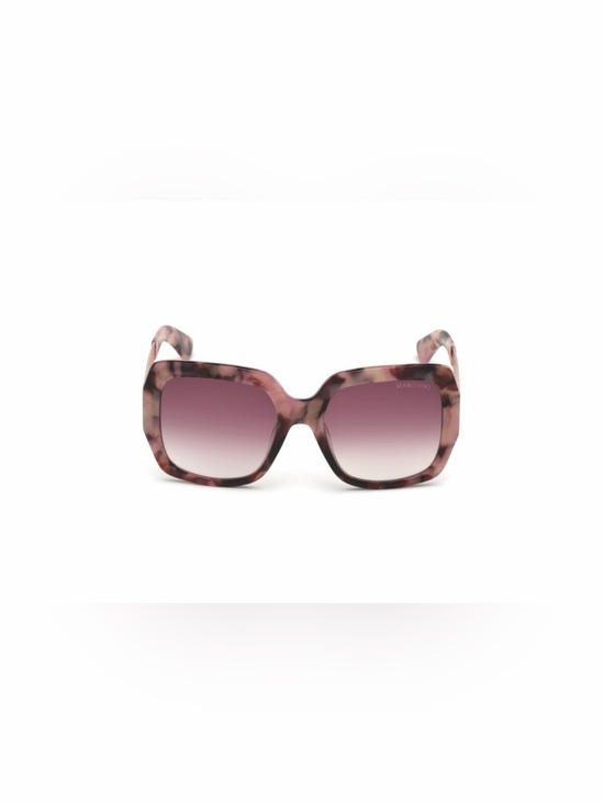55. NEW Marciano Pink Tortoise Oversized Square Sunglasses Gradient Pink Lenses main image 8